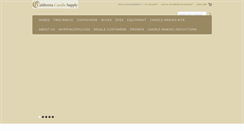 Desktop Screenshot of calcandlesupply.com